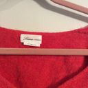 Lovers + Friends Crop red sweater XS womens CUTE stretch long sleeves Revolve  Photo 2