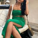 SheIn Green Cut Out midi Dress Photo 2