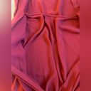 BCBGMAXAZRIA  Dark Red Drapey Sleeveless Blouse Photo 2