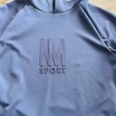 Nicole Miller  Sport Womens Hoodie Pullover Pockets Logo Purple Size 1X Photo 2