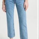 SLVRLAKE London Cropped High Rise Jeans in Fool For Love Mid Wash Size 32 Photo 12