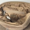 The Sak  Womans Purse Crochet Knit Tan Large Shoulder Bag Satchel Purse Photo 4