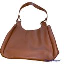 Neiman Marcus 🎓  Cognac Faux Leather Shoulder Hobo Bag Photo 0