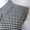 Kate Spade NWT  Mini gingham sleeveless top , Black and white Photo 11