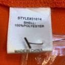 Under Skies NWT  Bevello Boutique Orange Halter Back Tank Top Size S Photo 5