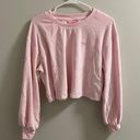 Stoney Clover Lane x Target Pink Cropped Terry Cloth Sweatshirt Photo 0