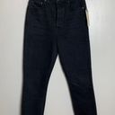 GRLFRND Black Super High Rise Piper Slim Crop Jeans NWT Sz 27 Photo 2