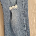 Levi’s Levi's Women's Wedgie Straight Jeans Size 28 Blue Distressed High Rise Cropped Photo 9