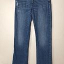 Abercrombie & Fitch  medium wash boot cut denim jeans size 6 long Photo 0