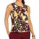 Kasper  Women's Dijon Sleeveless Smudge Dot Cami Black SzM Photo 4