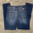 KanCan USA KanCan High Rise Destructed Cropped Dark Wash Jean Size 26 Photo 5