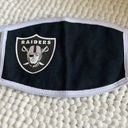 NFL Women's Las Vegas Raiders Black White Face Mask Iconic Logo  Football NWOT Photo 0