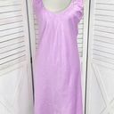 Vintage Fernando Squette J Flower Embossed Nightgown Lavender Small Photo 0