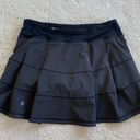 Lululemon Black Pace Rival Skirt Tall Photo 3