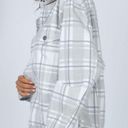 Princess Polly Brielle Denim Grey Plaid Jacket Size 12 New with tag Photo 2