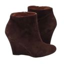 Sam Edelman Wilma Brown Suede Ankle Booties Photo 2