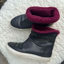 Furla  Black Megamix 100%Leather Faux Fur Ankle boots! Photo 0