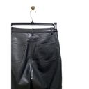 Wilfred  Aritzia Melania Pants Black Size 4 Faux Leather Minimalist Glam Vegan Photo 11