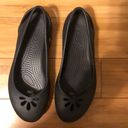 Crocs  Women’s Ballet Flat Size 8 Black Color Photo 1