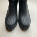 Sorel  Medina LII Heeled Rain Boot 10.5 Black On Black Photo 4