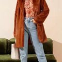 Sam Edelman  FAUX FUR COAT IN COGNAC, SIZE L, NEW WITHOUT TAG MSRP $220 Photo 2