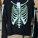 Divided H&M Skeleton Shirt- Heavyweight NWT XSmall Glow in the Dark L/S Halloween Photo 0