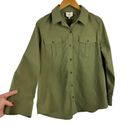 Tuckernuck  New Olive Steele Button Down Long Sleeve Boyfriend Shirt Top Size XL Photo 2