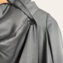 ALLSAINTS  Bayle Monument Slate Grey Waterfall Longline Coat Jacket Size 6 Photo 4