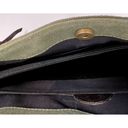 Versacarry Concel Carry Tote Olive Green Brown‎ Leather Trim 14.5"X10" Handbag Photo 10