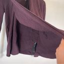 ALLSAINTS  Maroon ASYMMETRICAL SWEATER Long Sleeve Wrap Size Small Photo 6