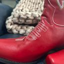 Red cowboy Boots Size 9 Photo 8