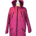 Woman Within  hooded pink trench rain coat size 18-20 Photo 0