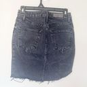 GRLFRND Rhonda Charcoal Gray Button Denim Skirt! Photo 6