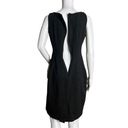 MM.LaFleur  Dress Womens 10 Lydia Charcoal Gray Ponte Knit Twist Strap Career Photo 2