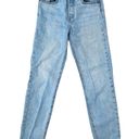 Levi’s Levi's Straight Leg Wedgie Jeans Light Wash Size 26 Crop Rigid Cotton Nonstretch Photo 3