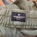 American Eagle  Outfitters Army Green Pull Up Shorts Photo 5