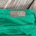 AG Adriano Goldschmied  Women's The Stevie Slim Straight Green Corduroys Size 28R Photo 3