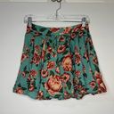 Farm Rio  Pleated Floral Mini Skirt Photo 0