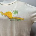 Hem & Thread NEW  Semi Sheer Retro Florida State T-Shirt Large Photo 4