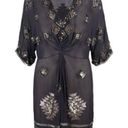 ALLSAINTS  Spitalfields Paloma Chariot Beaded Sequin Silk Tunic Dress 6 Photo 0