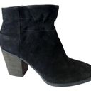 Jessica Simpson  Black  Yvette Leather Ankle Boots Booties Size 6M New Photo 1