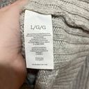 CAbi  Zip Cardigan Sweater Gray Textured Basketweave Ribbed Knit Size Large 4466 Photo 7