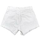 Reformation  Jesse Relaxed Jean Shorts in Vintage White Frayed Hem Size 24 Photo 3