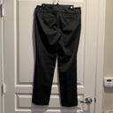 The Loft Women's Ann Taylor Charcoal Gray Marissa Straight Trousers Size 6 EUC #6337 Photo 2