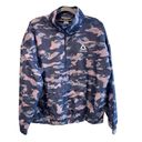 Reebok  Camo 1/4 Zip Pullover Athletic Jacket Windbreaker Purple Size Medium Photo 1