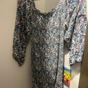 Jessica Simpson Blue And Purple Floral Bodycon Dress Photo 0