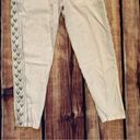 Rebecca Taylor  Beige Khaki Embroidered size 6 Joggers Photo 5