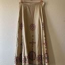 Coldwater Creek  linen blend tank embroidered beaded petite small Photo 0