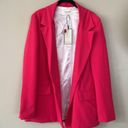 Stoosh crepe pink double breasted blazer size M Photo 8