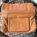 Tory Burch Large  Sammy Messenger Royal Pebbled Leather Fold-over Crossbody Purse Photo 13